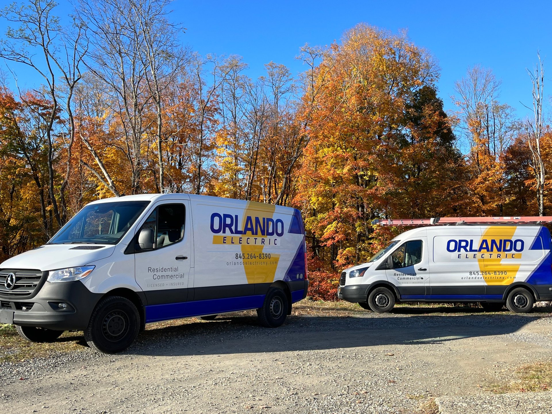 Orlando Electric service van in Wappingers Falls NY